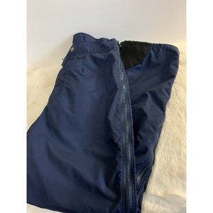 Columbia Women’s Vintage Blue Waterproof Ski Pants Size Small Side Zip E…